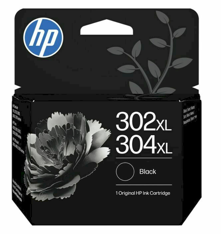 HP 302XL/304XL Ink Cartridge Black (B7RT9AE)