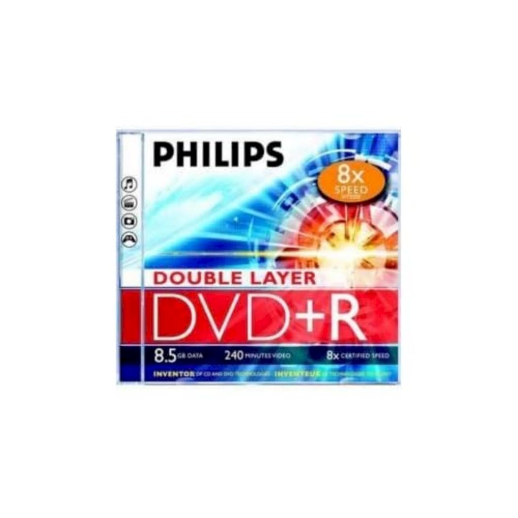 Philips DR8S8J01C/00 DVD+R DL disks 8