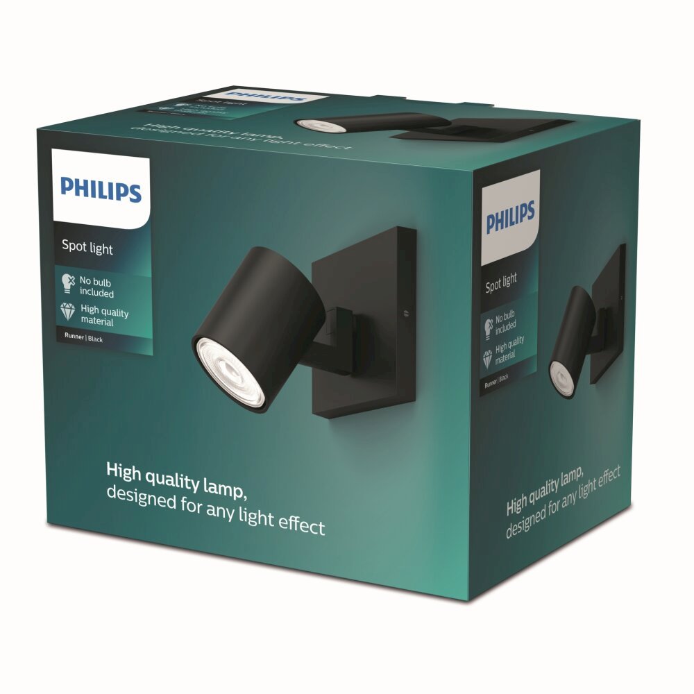 Philips LAMP RUNNER SINGLE SPOT BLACK