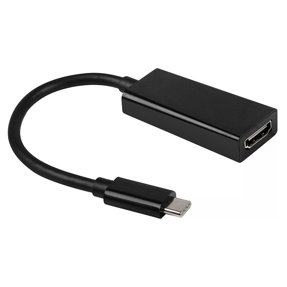 RoGer Multimedia Adapter Type-C to HDMI (4K @ 30Hz, 1080P @ 60Hz) Black