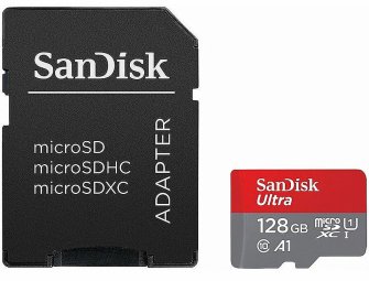 SANDISK Ultra Light microSDXC 128GB +
