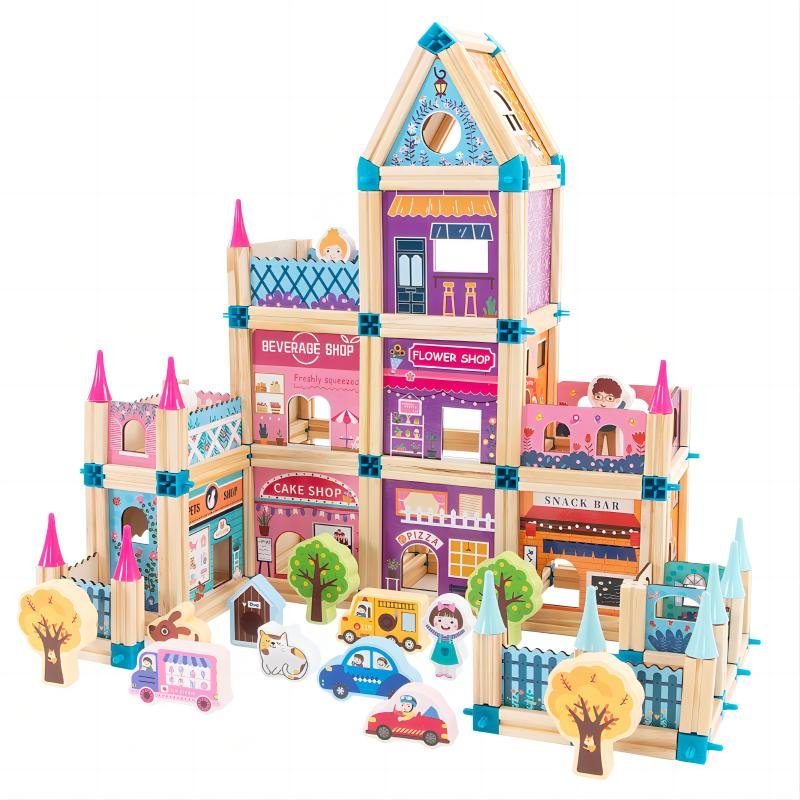 RoGer Princess Wooden House 278 pcs