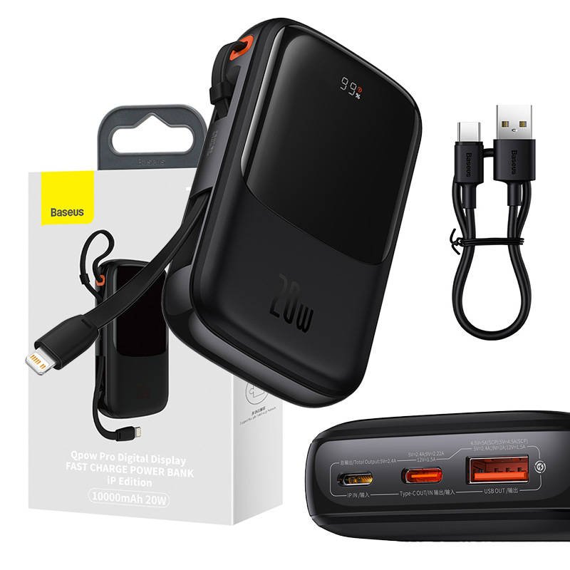 Baseus Qpow Pro Power Bank, 10000mAh