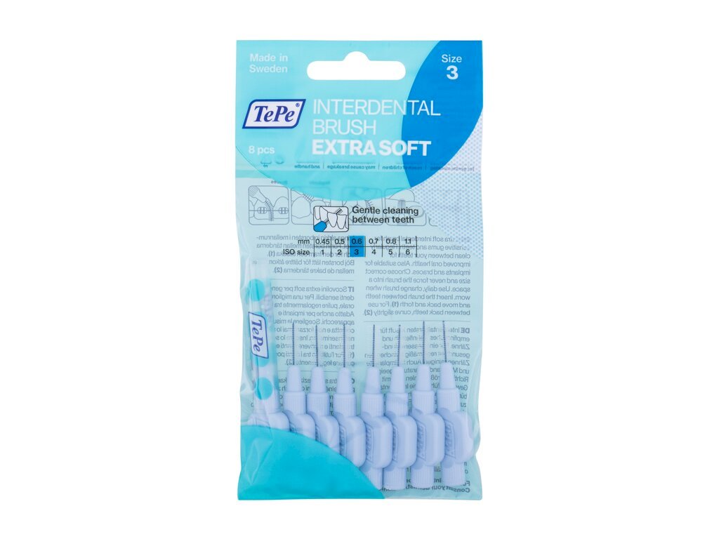 Tepe Extra Soft Interdental Brush, 8-pack / 0.6 mm