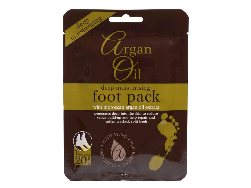 Xpel Argan Oil Foot Mask, 1 count