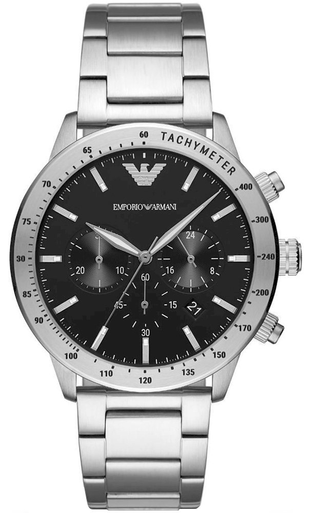 Emporio Armani Mario AR11241 Stainless Steel Quartz Watch 43mm