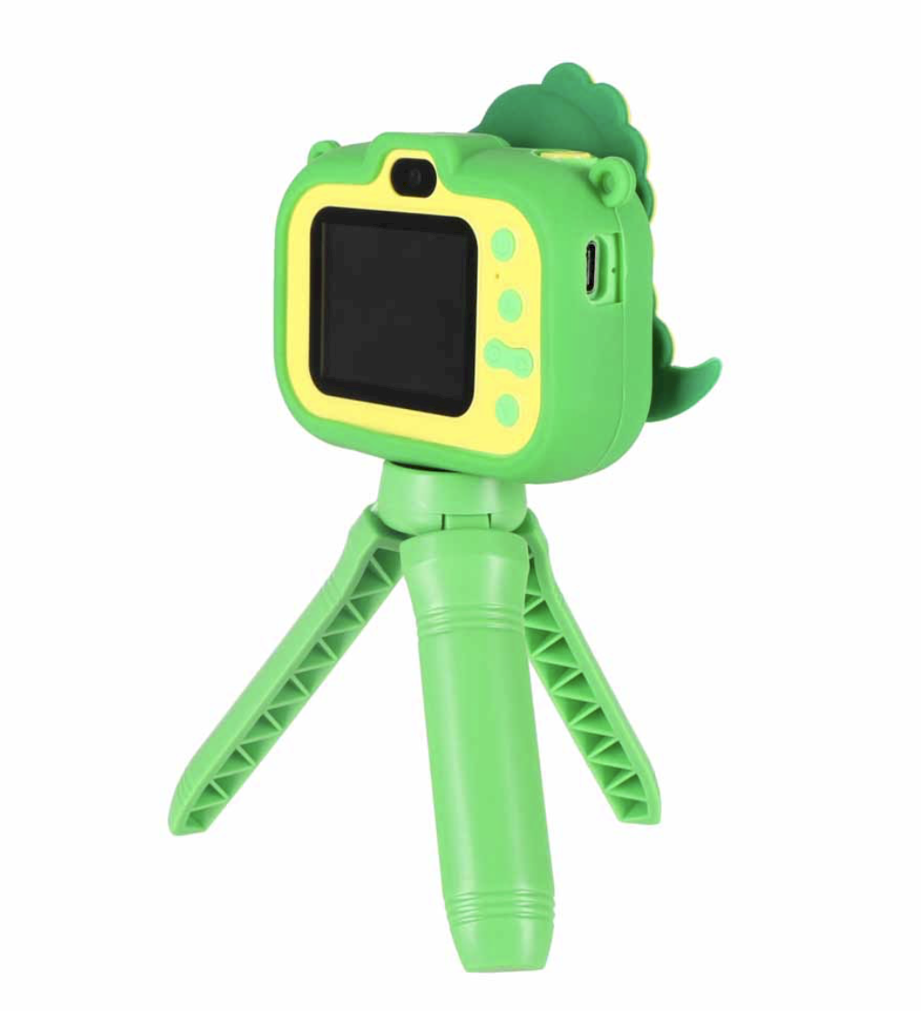 RoGer Children's digital camera with tripod, Dinosaur