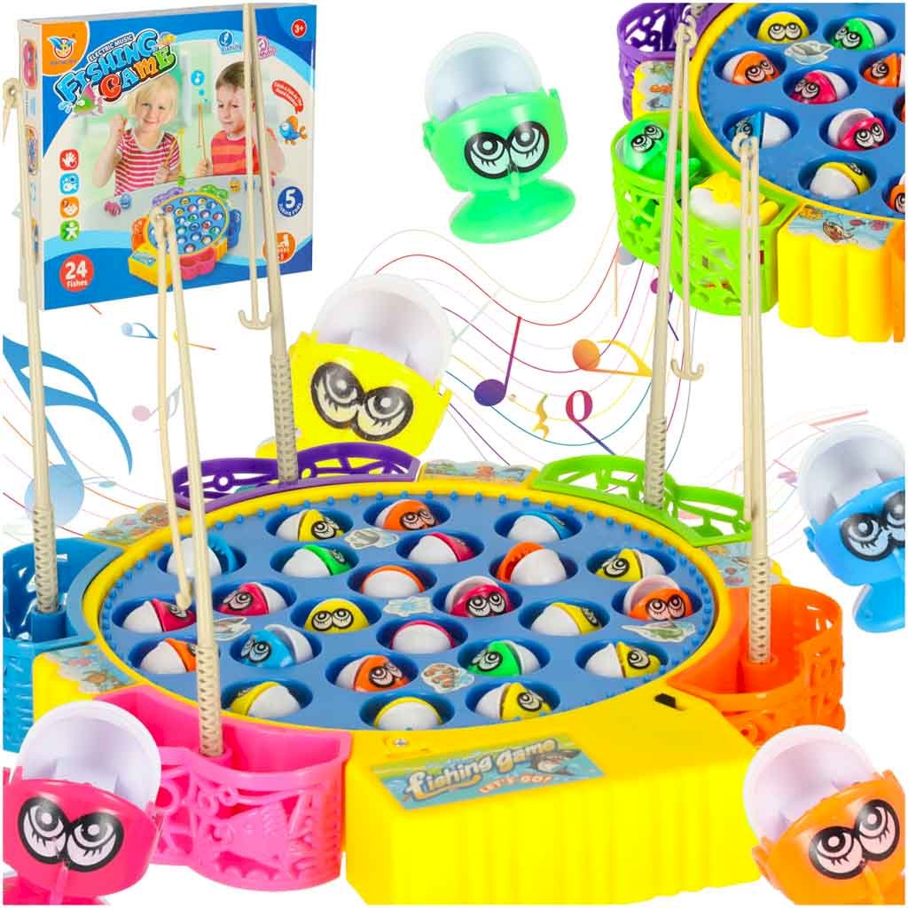 RoGer Family Board Game "Fishing" (24 fish)