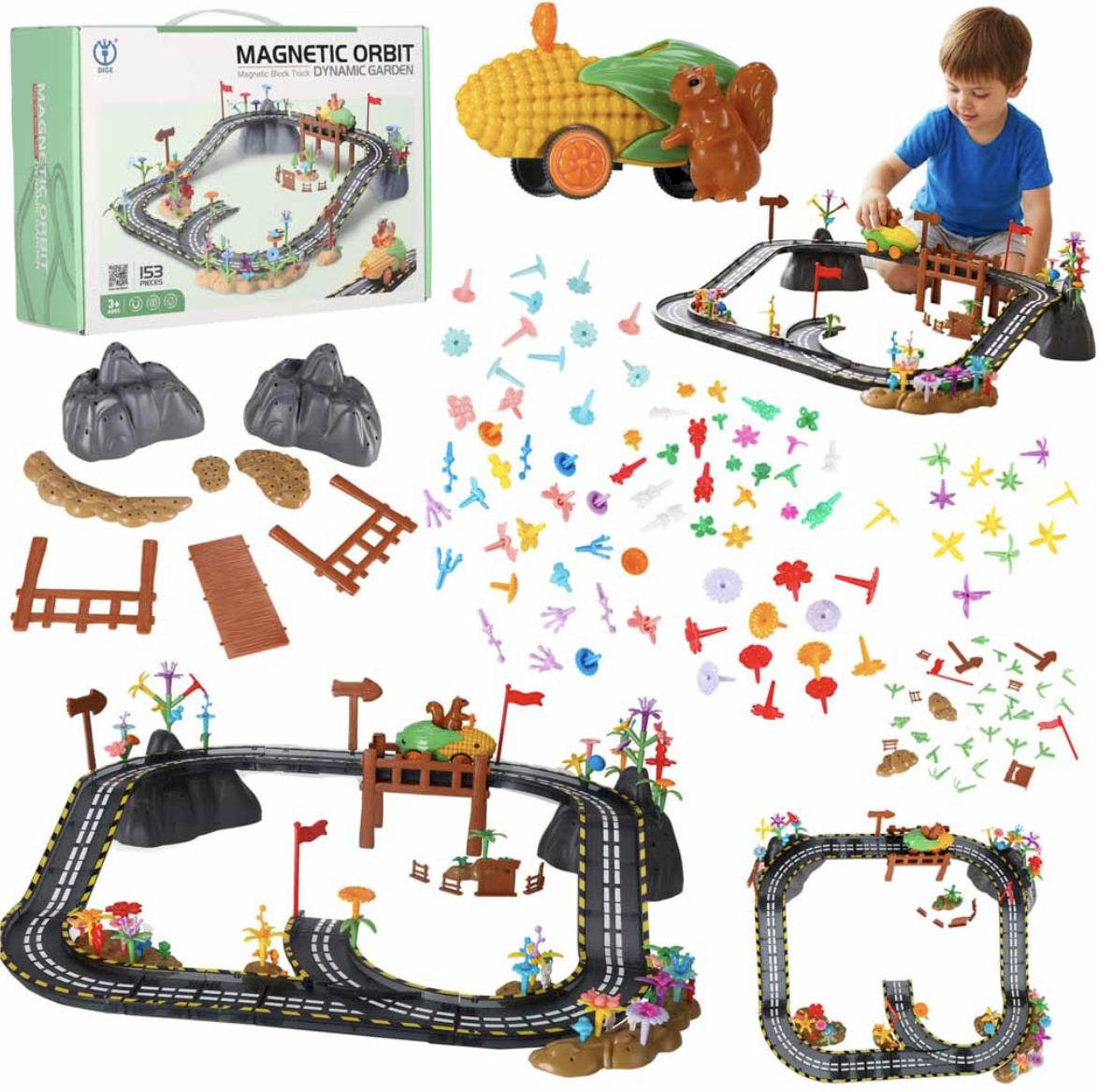 RoGer Magnetic Stem Car Racing Track