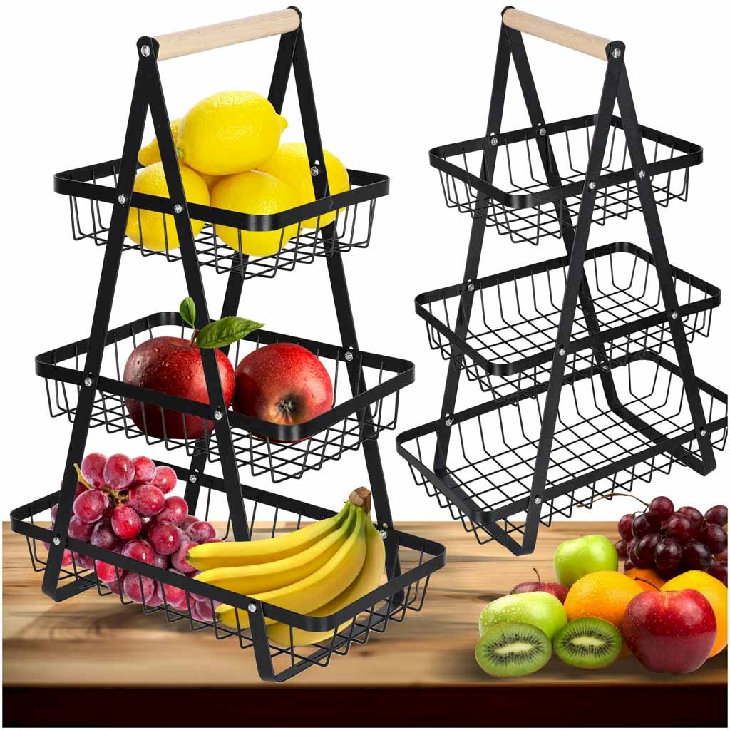 RoGer 3-Tier Fruit and Vegetable Basket