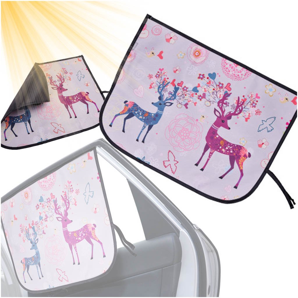 RoGer Magnetic Car Window Sunshade – Deer