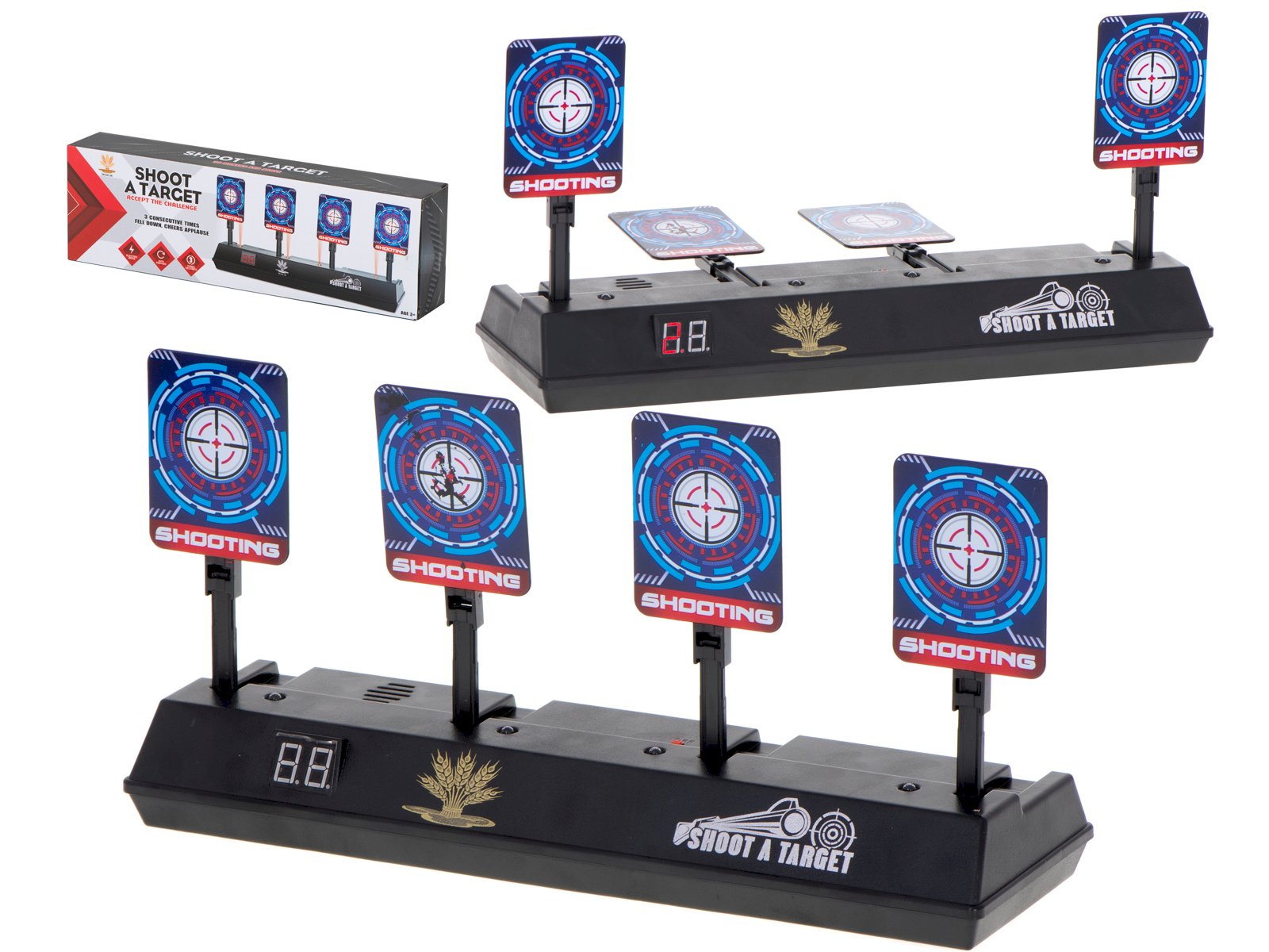 RoGer Electronic Target Game “4 Targets”