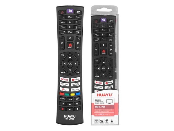 Lamex LXH1785 TV remote control, VESTEL RM-L1785 LCD TV, SMART / NETFLIX / YOUTUBE / PRIME VIDEO