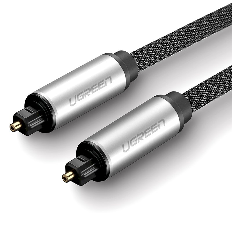 UGREEN AV108 Optical TOSLINK Cable - TOSLINK 3m braided grey