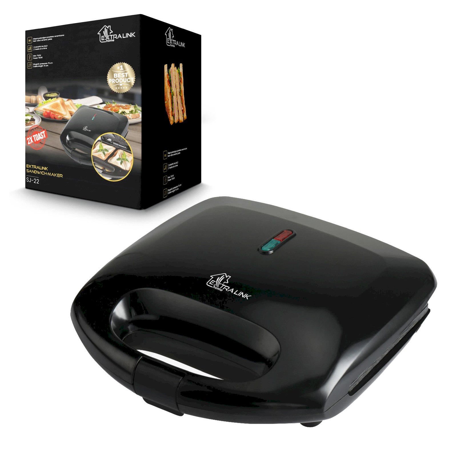 Extralink Smart Life SJ-22 Sandwich Maker