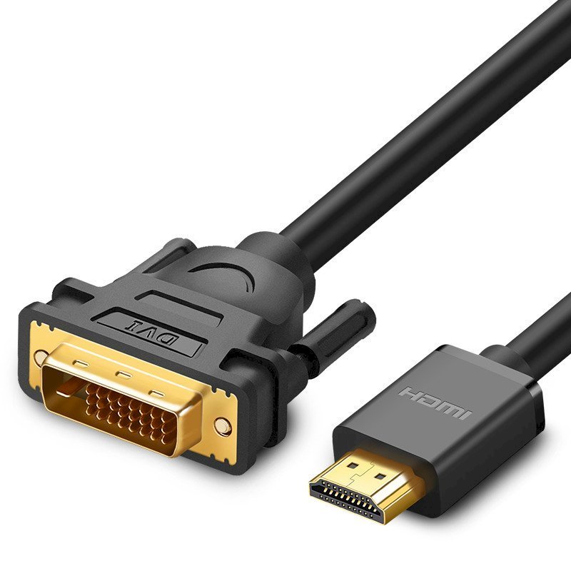 UGREEN HD106 Cable HDMI-DVI (24+1) 1m Bi-directional (1080P@60Hz) / black