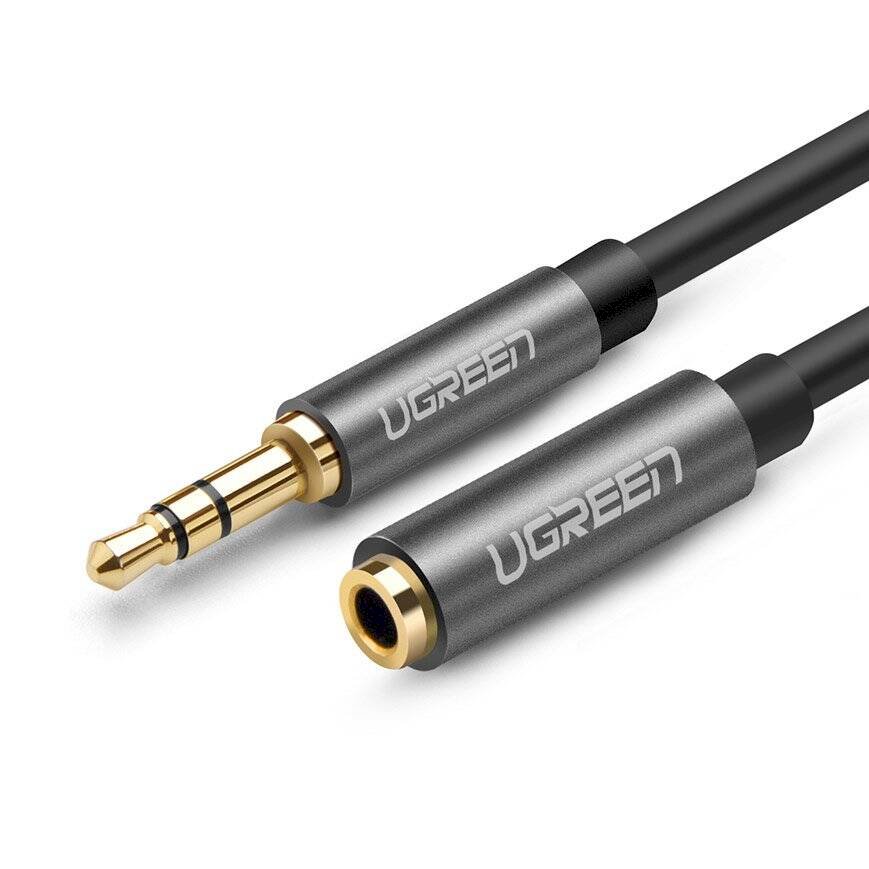 UGREEN AV118 Cable Extender 3.5mm male - 3.5mm female 5m / black