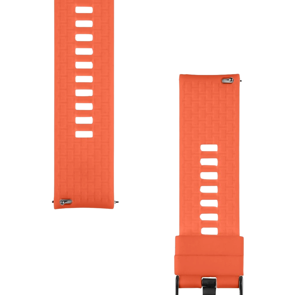Tactical 22mm Quick-Release Silicone Band / orange