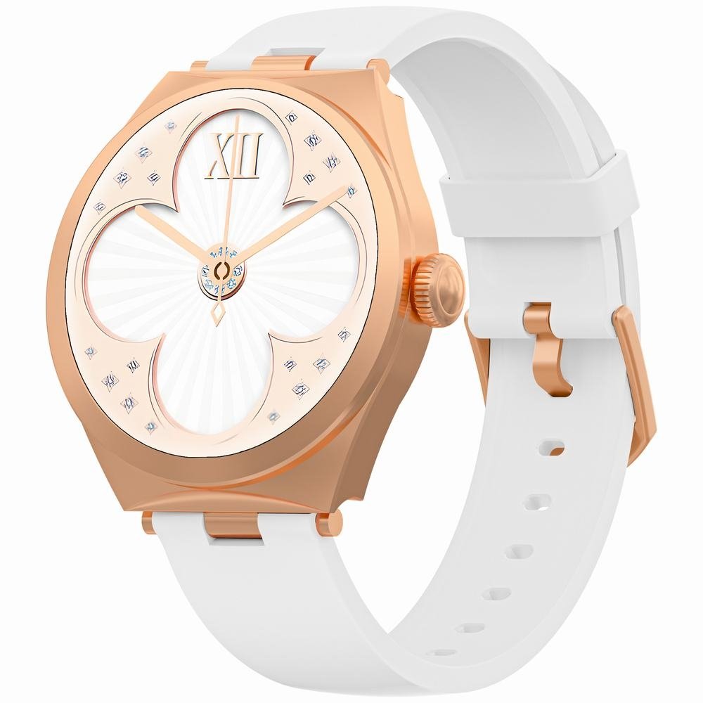 Gravity Smartwatch / white/rose gold