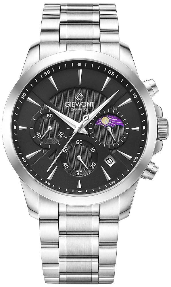 Giewont Chronograph Sapphire Men's Watch GW9460-B2 / silver