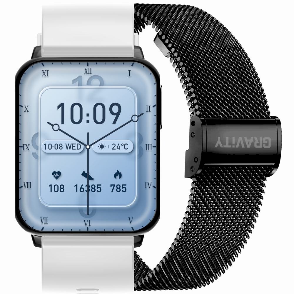 Gravity Smartwatch / white-black