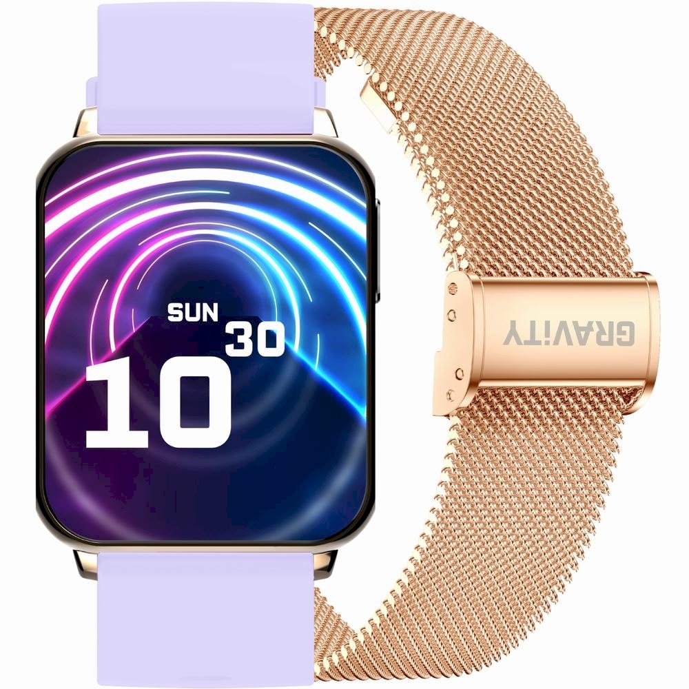 Gravity Smartwatch / rose gold-purple