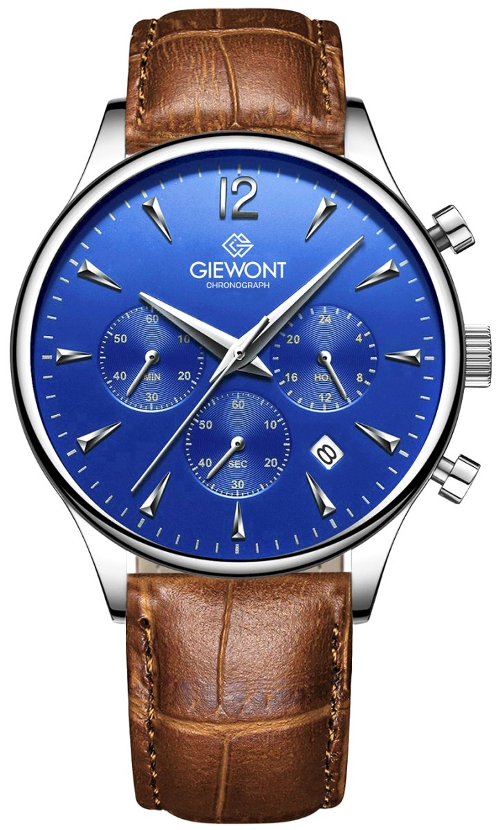 Giewont Chronograph Sapphire Men's Watch GW6310-A5 / brown-blue