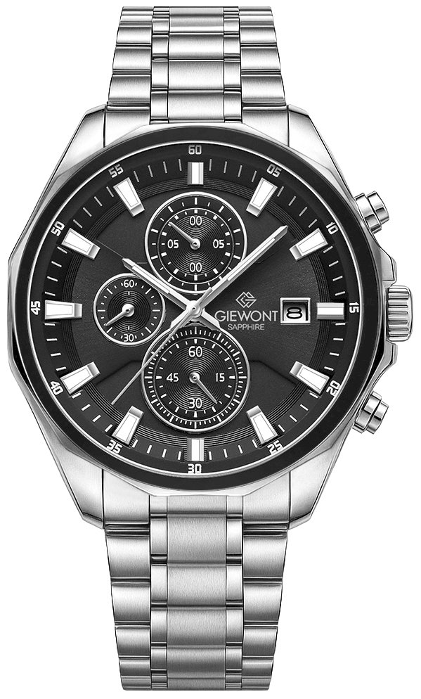 Giewont Chronograph Sapphire Men's Watch / silver