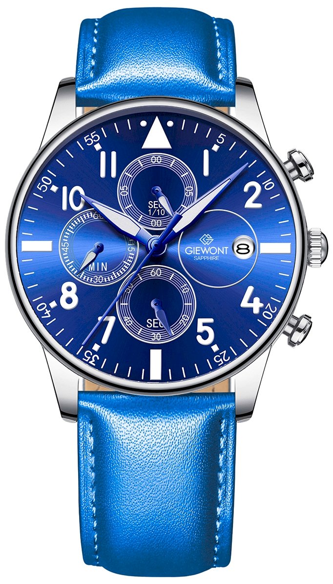 Giewont Chronograph Sapphire Men's Watch / blue