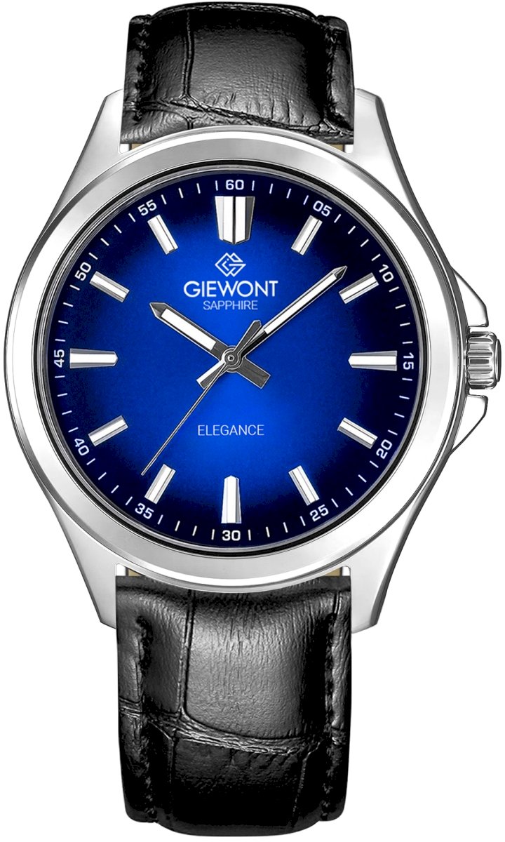 Giewont Elegance Sapphire Men's Watch GW5160-A6 / black-blue