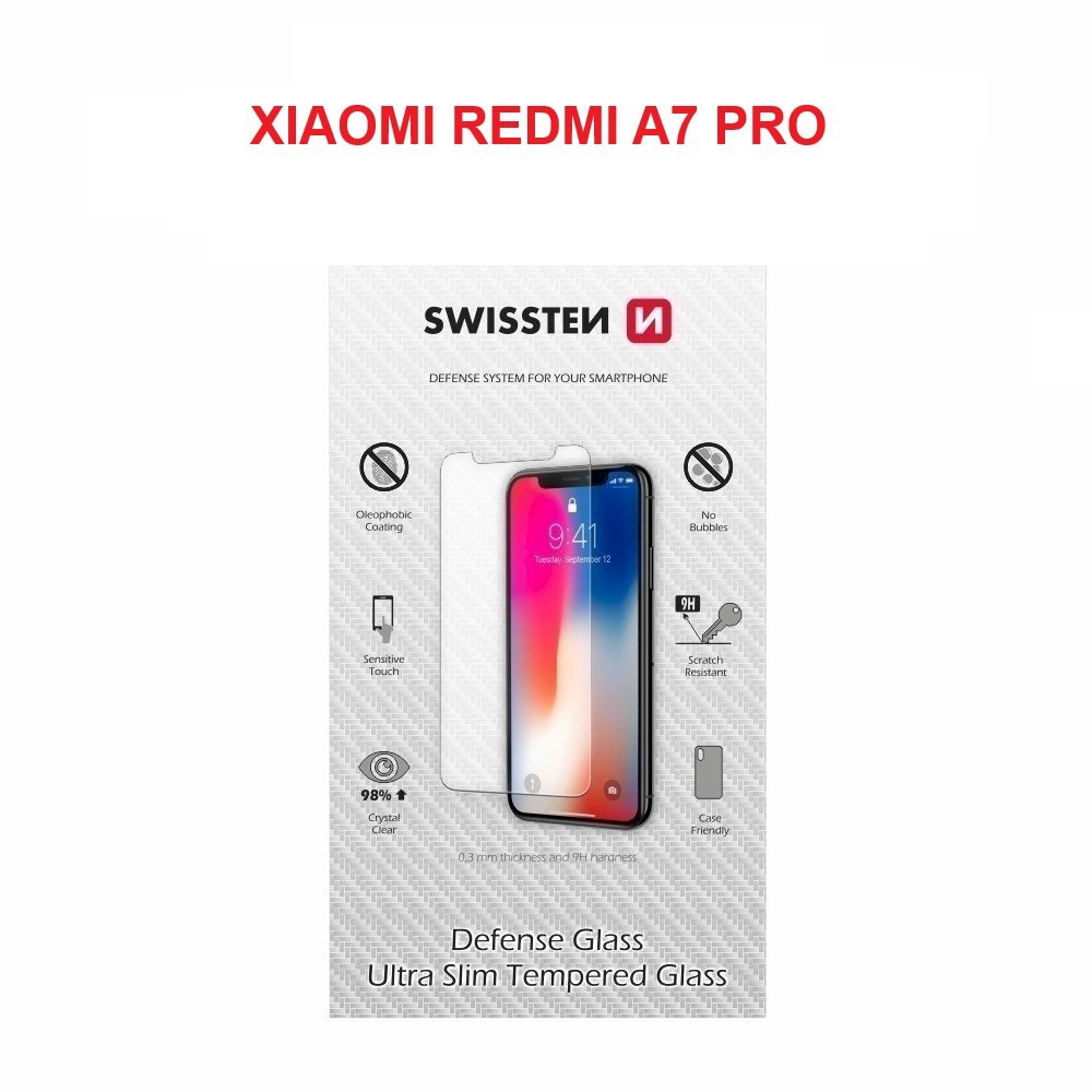Swissten Ultra Slim Tempered Glass for Xiaomi Redmi A7 Pro 5G / 4G
