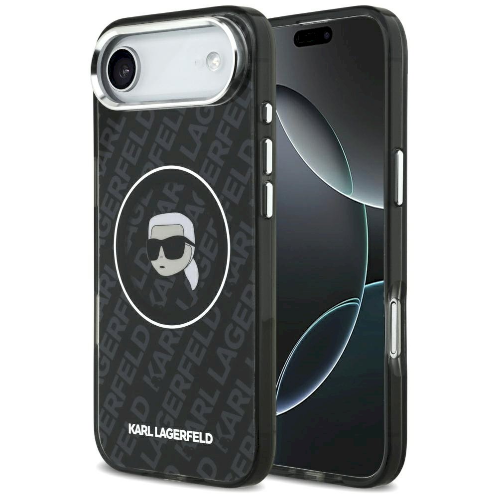 Karl Lagerfeld IML Karl Head Logo MagSafe Case for iPhone Air / black