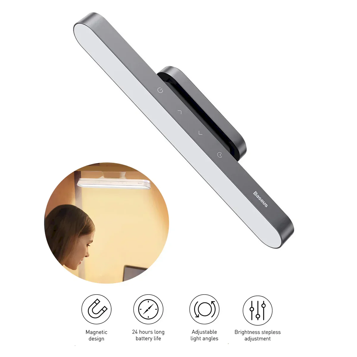 Baseus Magnetic Desk Lamp / deep
