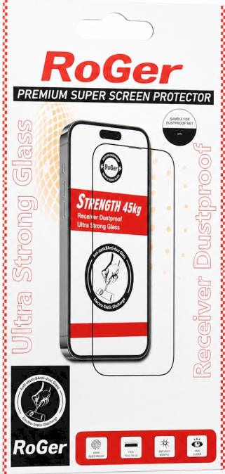 RoGer Ultra Strong Tempered glass Aizsargstikls