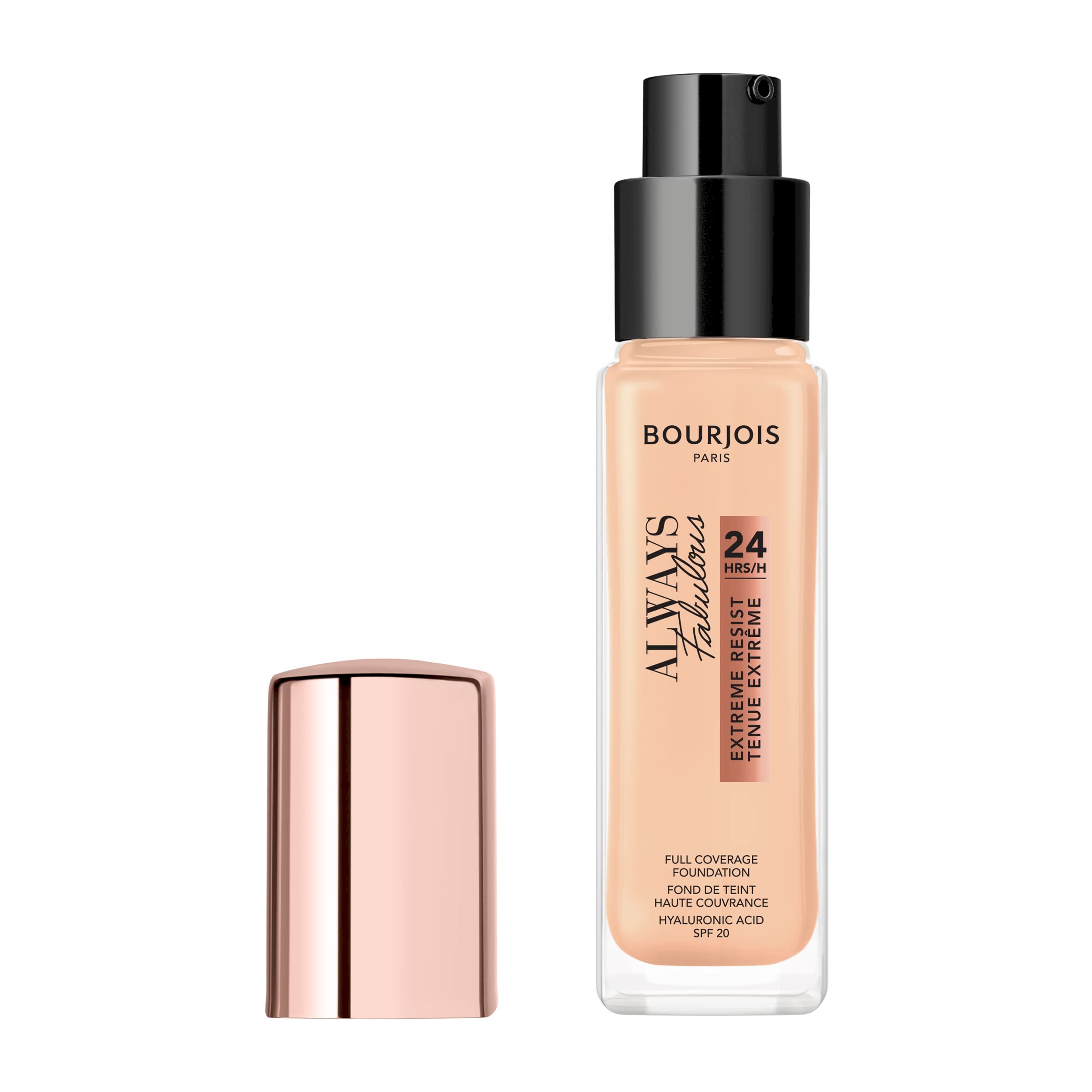 Bourjois Always Fabulous 24HR Extreme Resist Foundation 100 Rose Ivory 30 ml