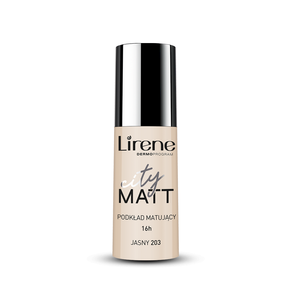 Lirene City Matt Mattifying Liquid Foundation 204 Natural 30 ml
