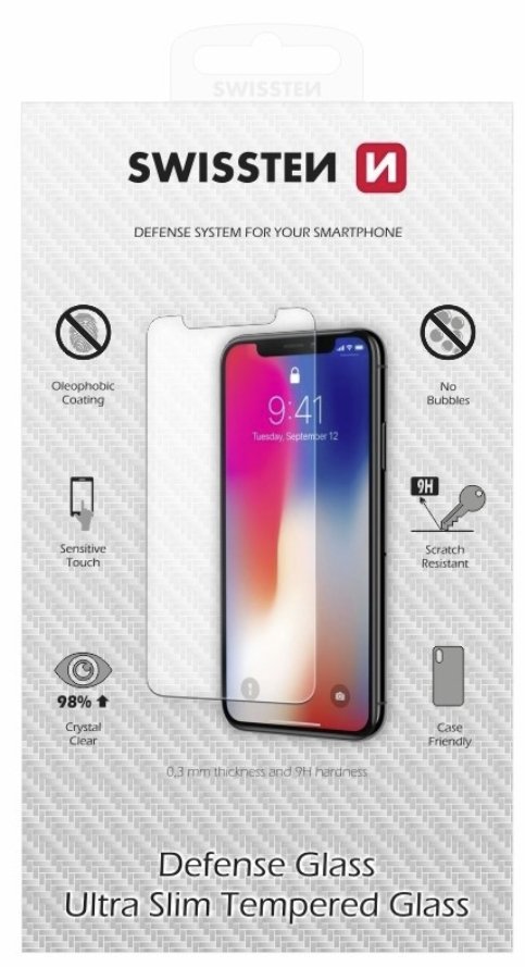 Swissten Tempered Glass Premium 9H Aizsargstikls