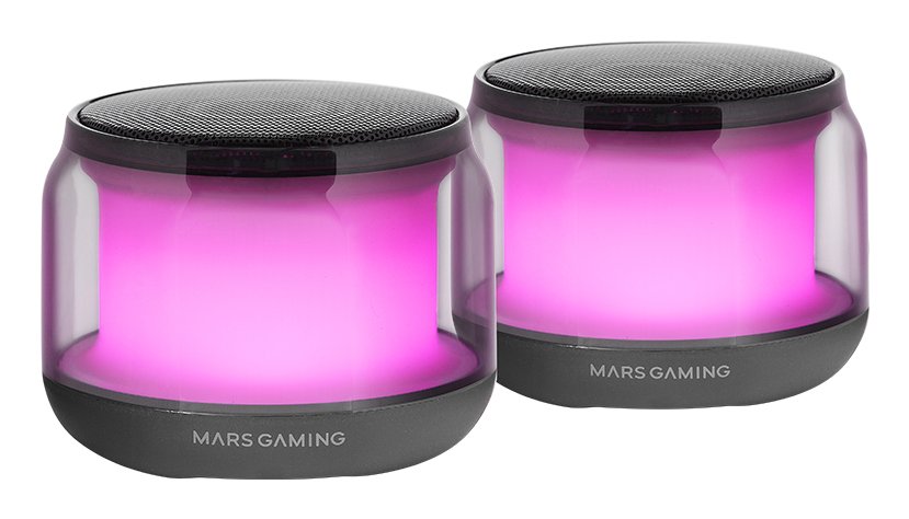 Mars Gaming MSAURA USB DSP Stereo PC Speaker 15W / RGB / Bluetooth 5.3