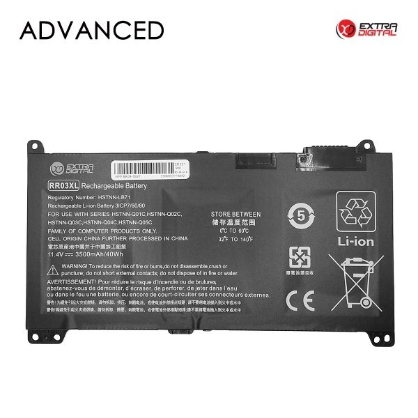 ExtraDigital RR03XL Battery for HP Laptop 3500mAh