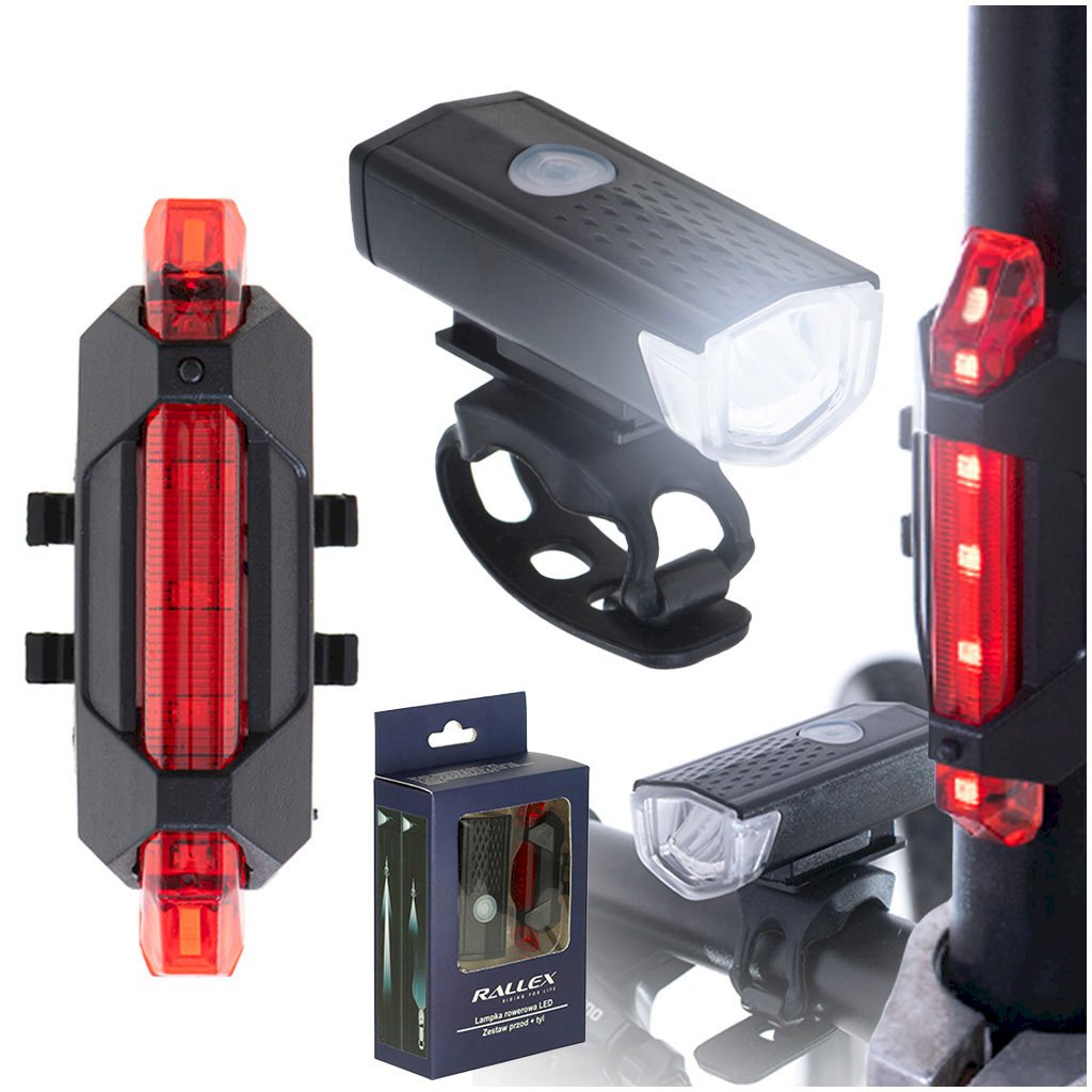 RoGer LED Bike Light Set, Rear