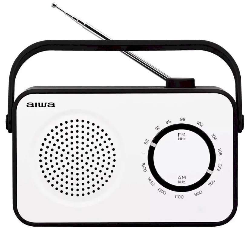 Aiwa R-190BW Portable AM/FM Radio (R-190BW)