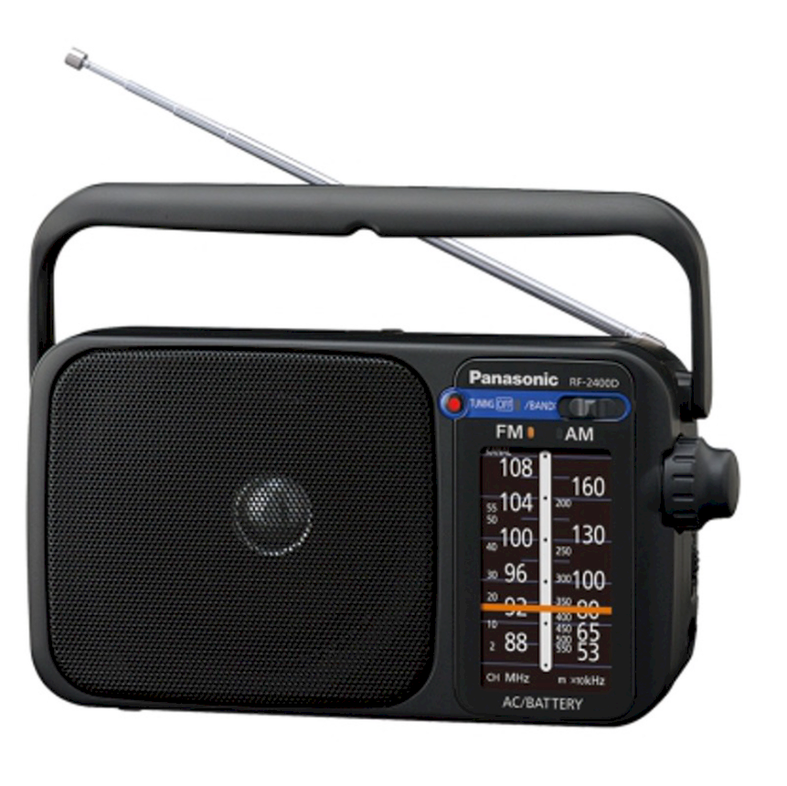 PANASONIC RF-2400DEG-K AM/FM Radio Receiver (RF-2400DEG-K)
