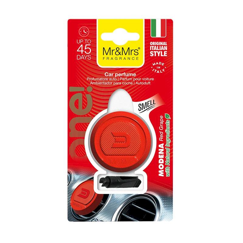 Mr AND Mrs Fragrance One! Car Perfume Modena Red Grape