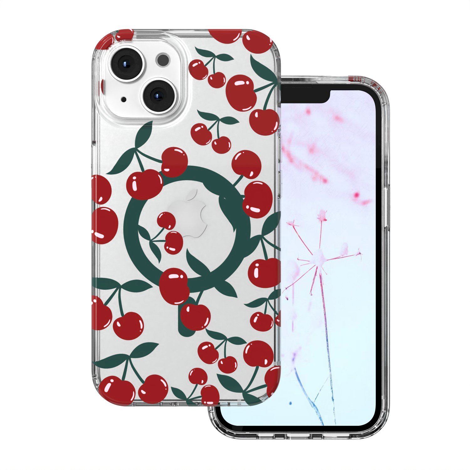 Mocco Cherry Mag Back Case for Apple iPhone 13 / 14