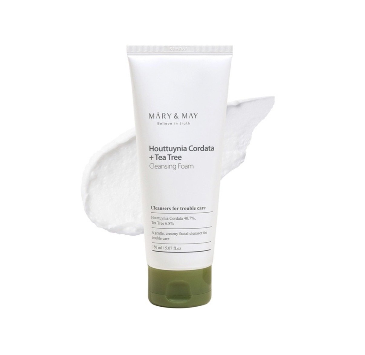 Mary AND May Houttuynia Cordata + Tea Tree Cleansing Foam 150ml