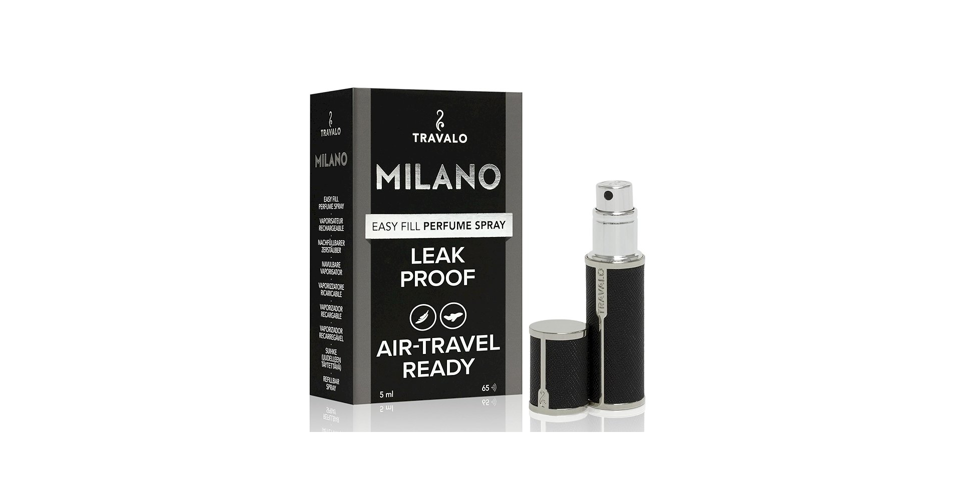 Travalo Perfume Pod REF U 5 ml Black
