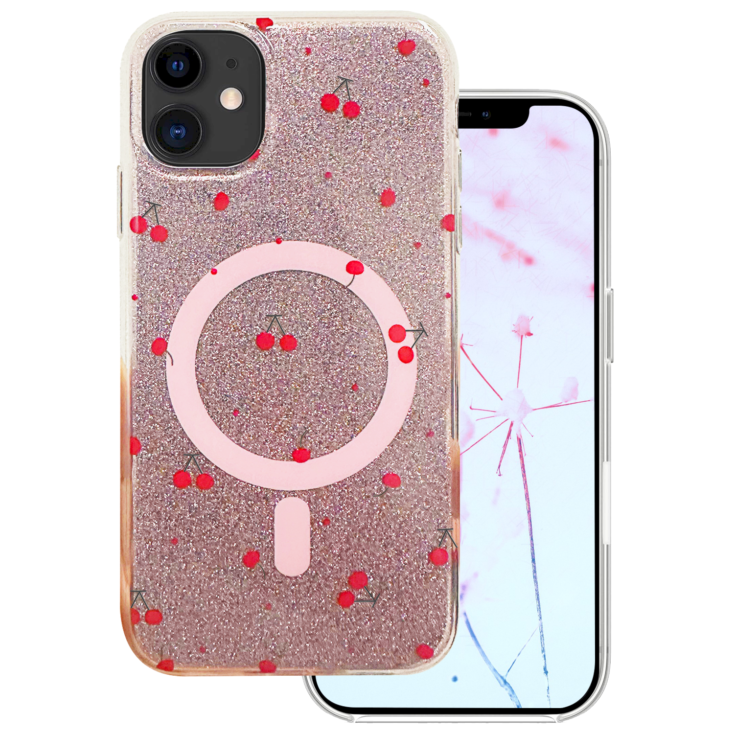 Mocco Cherry Mag Back Case for Apple iPhone 11