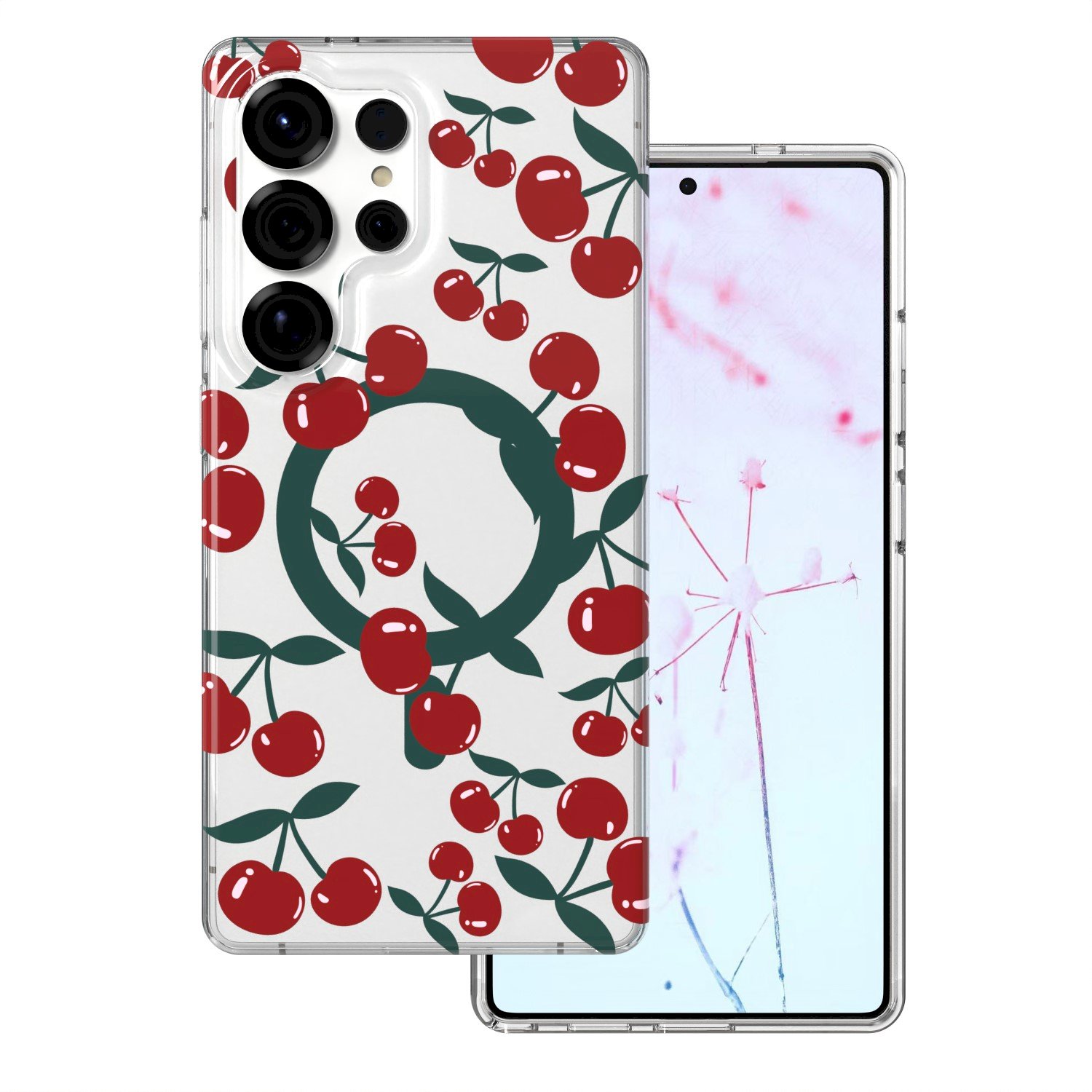 Mocco Cherry Mag Back Case for Samsung Galaxy S25 Ultra