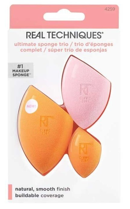 Real Techniques Ultimate Sponge Trio, 3 pieces