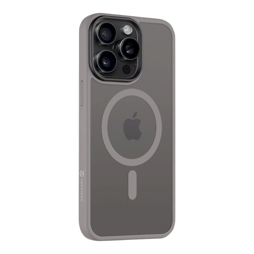 Tactical MagForce Hyperstealth Cover for iPhone 15 Pro Max / light gray